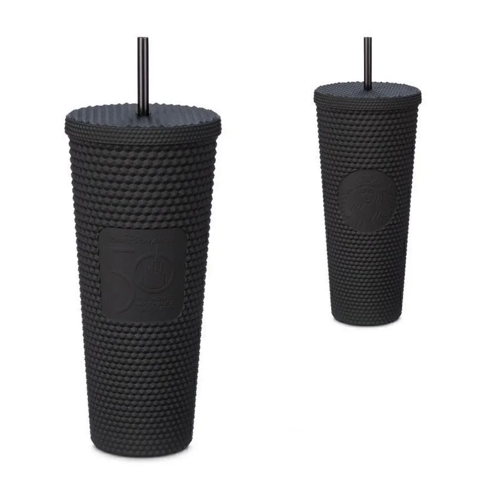 Starbucks Disney 50th Anniversary Black Matte Cup